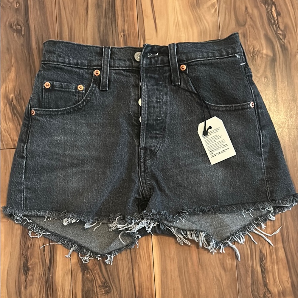 levi 501 jean shorts